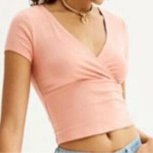 SO Cropped Wrap Shirt Juniors